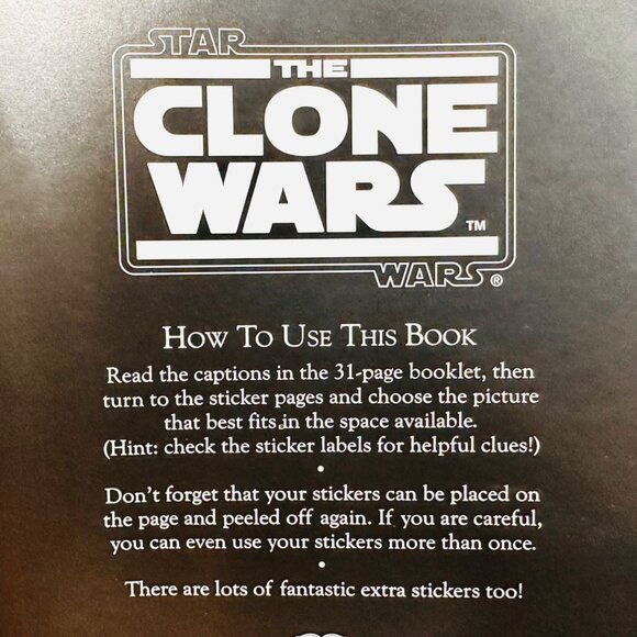 Star Wars The Clone Wars Ultimate Sticker Collection Secrets Of The Force (2011) - Picture 7 of 7